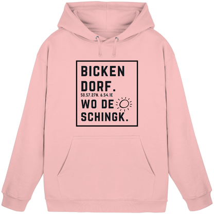 Wo de Sonn schingk - Bickendorf Druck  - Basic Unisex Hoodie