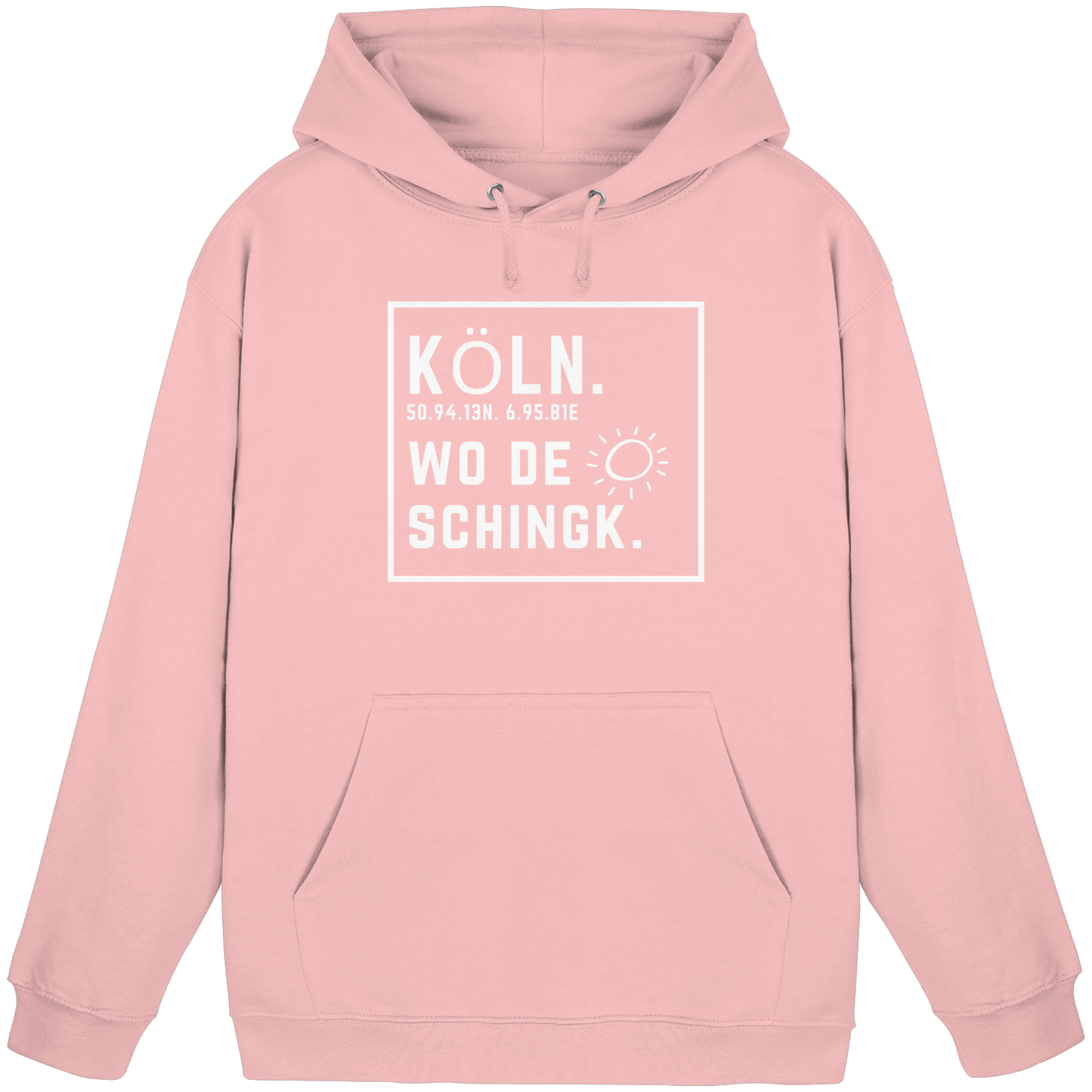 Wo de Sonn schingk - Köln Druck - Basic Unisex Hoodie