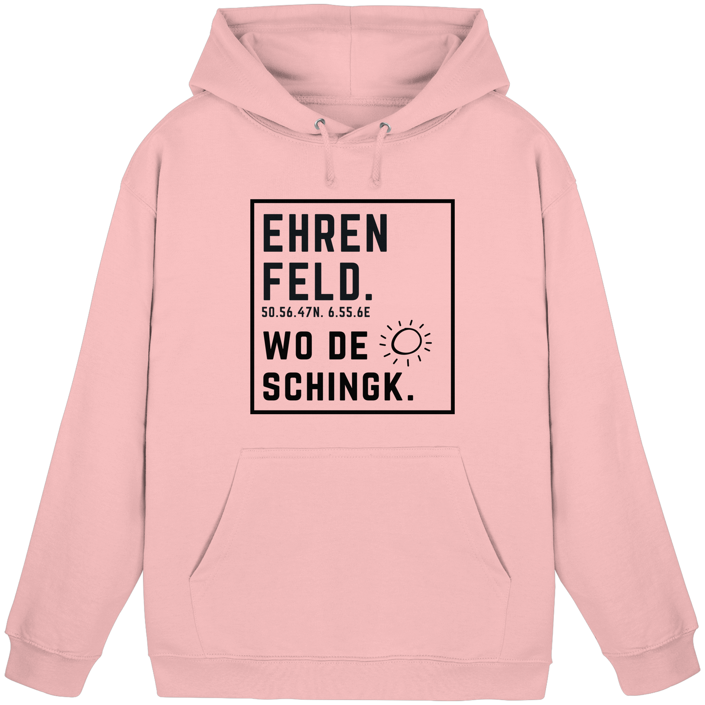 Wo de Sonn schingk - Ehrenfeld Druck  - Basic Unisex Hoodie