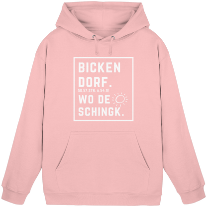 Wo de Sonn schingk - Bickendorf Druck - Basic Unisex Hoodie