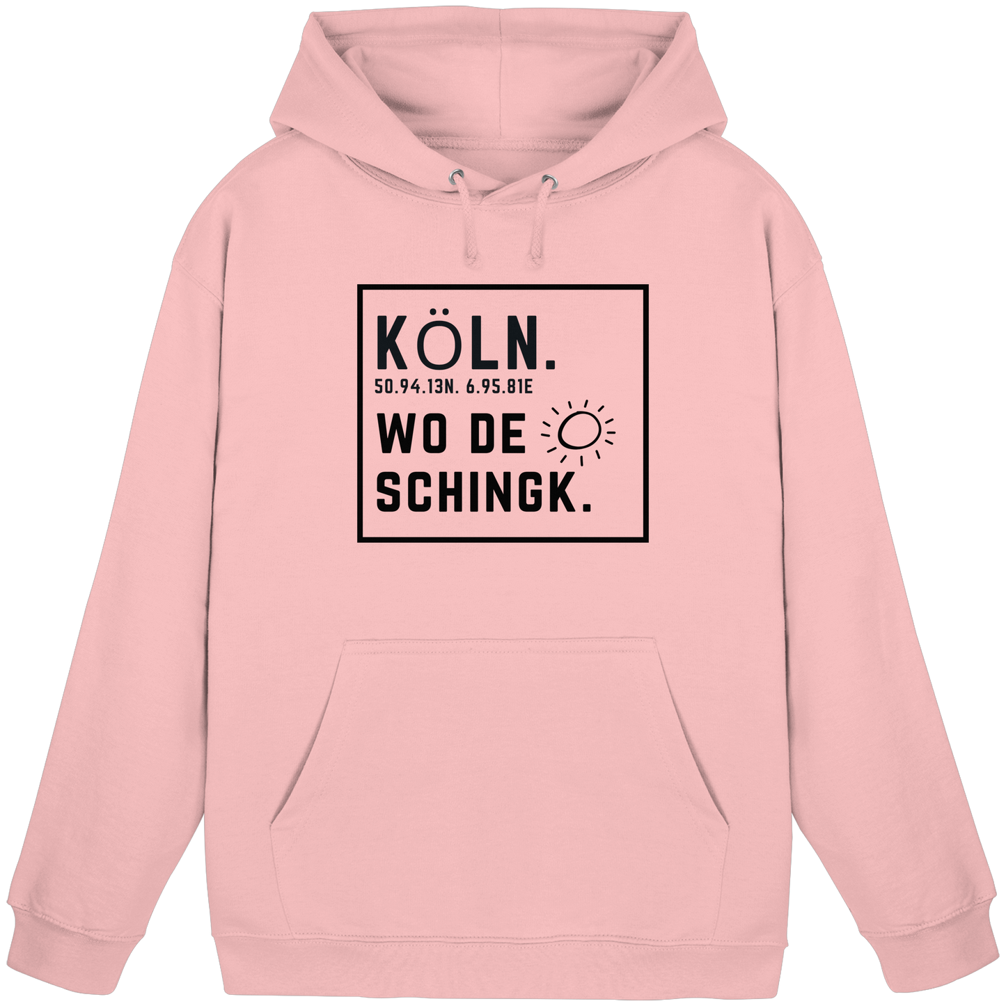 Wo de Sonn schingk - Köln Druck   - Basic Unisex Hoodie