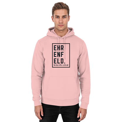 Ehrenfeld Koordinaten (großer Druck auf der Brust) - Basic Unisex Hoodie