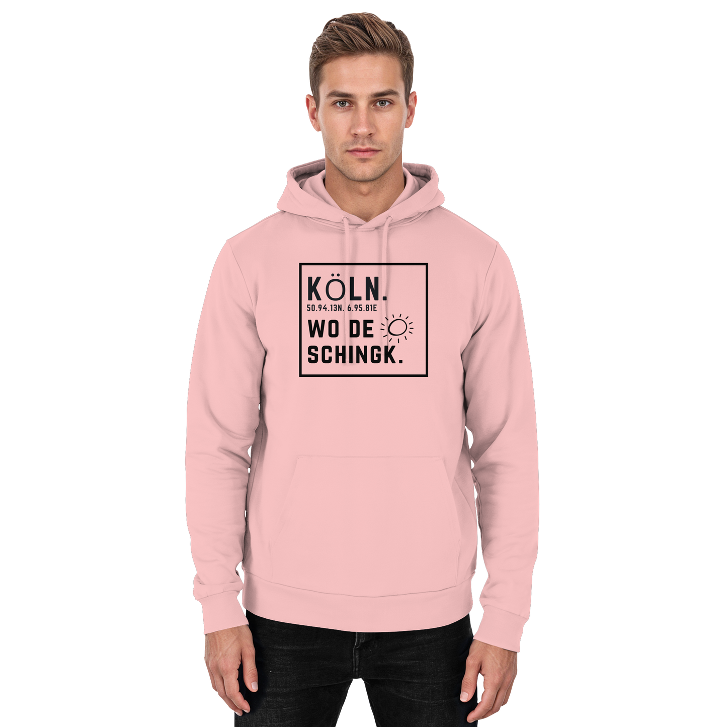 Wo de Sonn schingk - Köln Druck   - Basic Unisex Hoodie