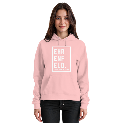 Ehrenfeld Koordinaten (großer Druck auf der Brust) - Basic Unisex Hoodie