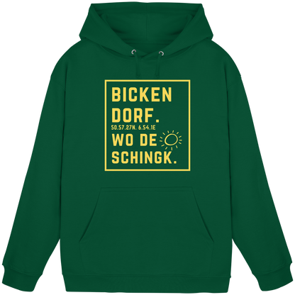 Wo de Sonn schingk - Bickendorf Druck - Basic Unisex Hoodie
