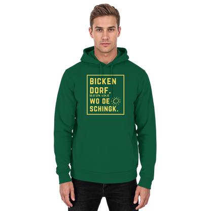 Wo de Sonn schingk - Bickendorf Druck - Basic Unisex Hoodie