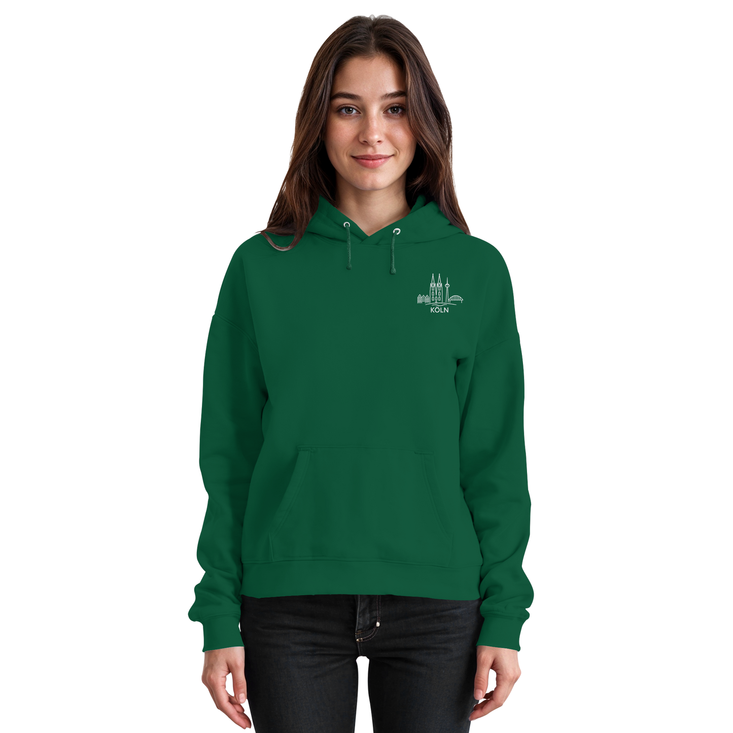 Köln Skyline Stick - Basic Unisex Hoodie
