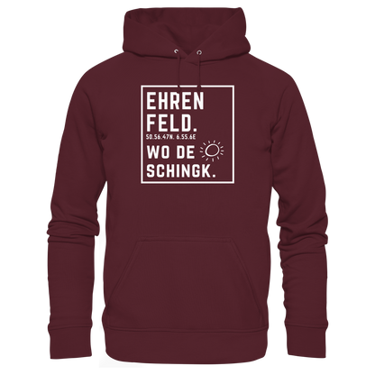 Wo de Sonn schingk - Ehrenfeld Druck - Basic Unisex Hoodie