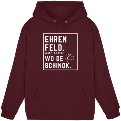 Wo de Sonn schingk - Ehrenfeld Druck - Basic Unisex Hoodie