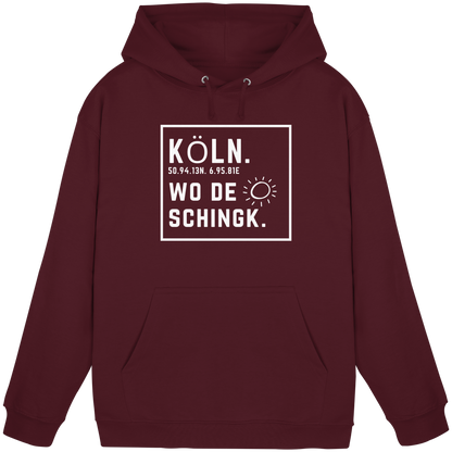 Wo de Sonn schingk - Köln Druck - Basic Unisex Hoodie