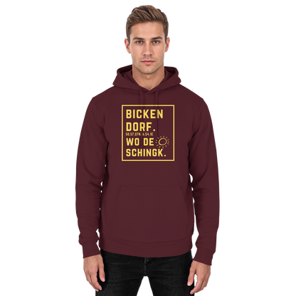 Wo de Sonn schingk - Bickendorf Druck - Basic Unisex Hoodie