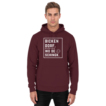 Wo de Sonn schingk - Bickendorf Druck - Basic Unisex Hoodie