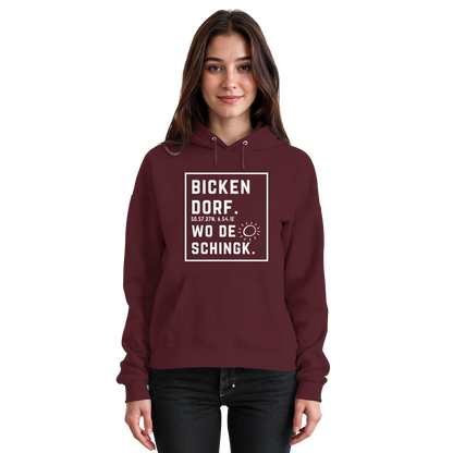 Wo de Sonn schingk - Bickendorf Druck - Basic Unisex Hoodie