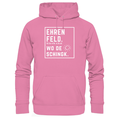 Wo de Sonn schingk - Ehrenfeld Druck - Basic Unisex Hoodie