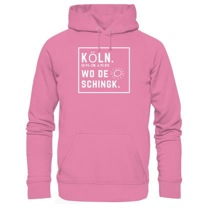 Wo de Sonn schingk - Köln Druck - Basic Unisex Hoodie