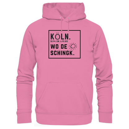 Wo de Sonn schingk - Köln Druck   - Basic Unisex Hoodie