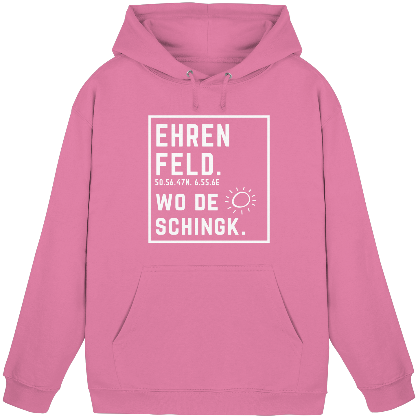 Wo de Sonn schingk - Ehrenfeld Druck - Basic Unisex Hoodie