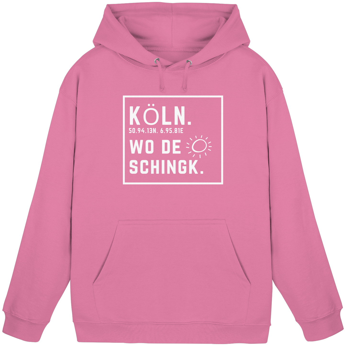Wo de Sonn schingk - Köln Druck - Basic Unisex Hoodie