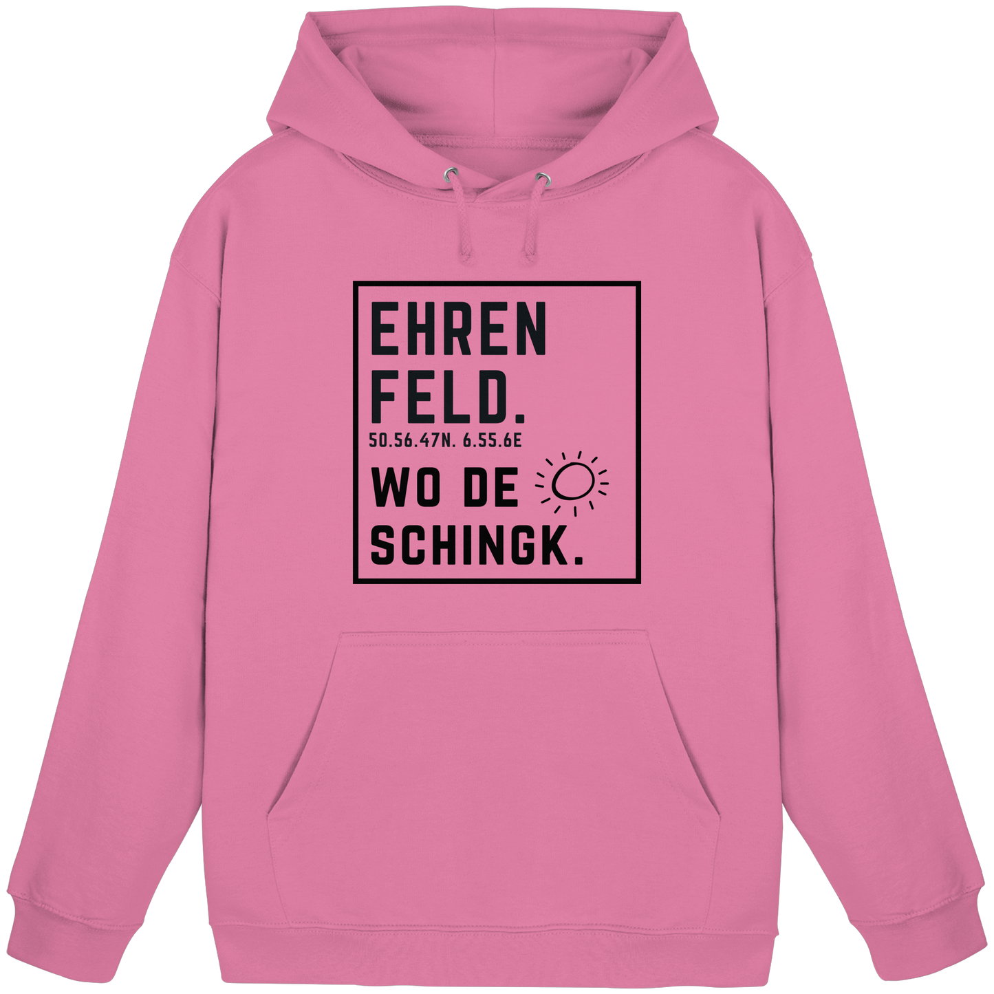 Wo de Sonn schingk - Ehrenfeld Druck  - Basic Unisex Hoodie