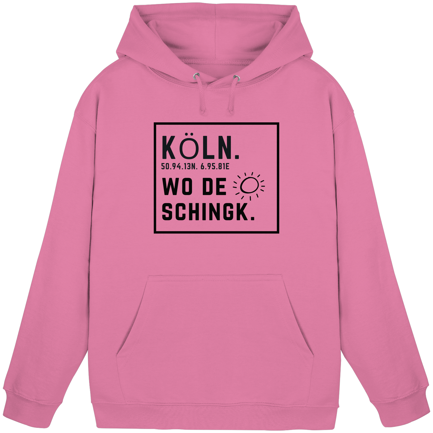 Wo de Sonn schingk - Köln Druck   - Basic Unisex Hoodie