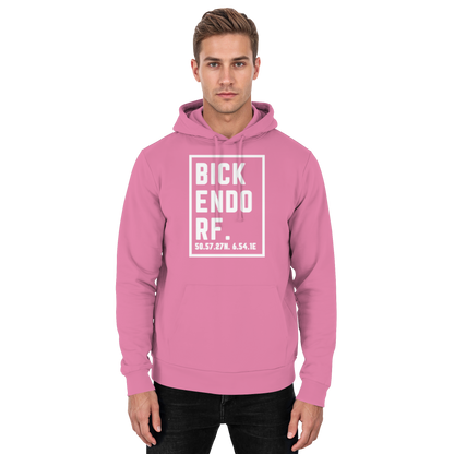 Bickendorf Koordinaten (großer Druck auf der Brust) - Basic Unisex Hoodie