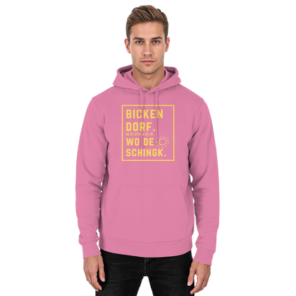 Wo de Sonn schingk - Bickendorf Druck - Basic Unisex Hoodie