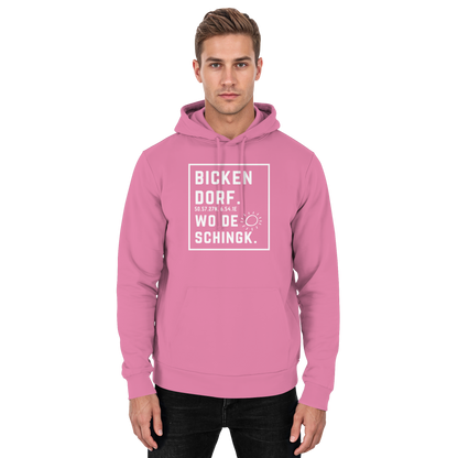 Wo de Sonn schingk - Bickendorf Druck - Basic Unisex Hoodie