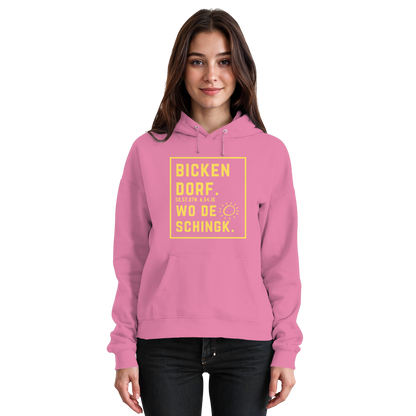 Wo de Sonn schingk - Bickendorf Druck - Basic Unisex Hoodie