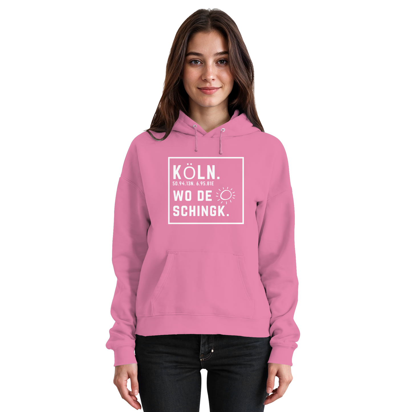 Wo de Sonn schingk - Köln Druck - Basic Unisex Hoodie