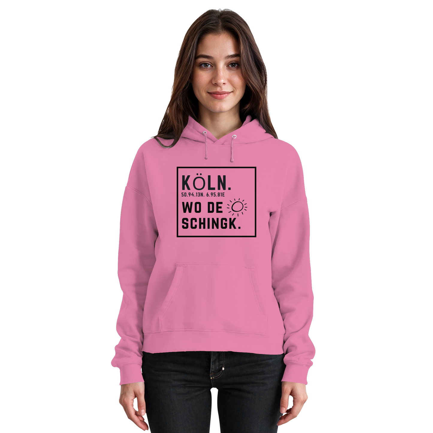 Wo de Sonn schingk - Köln Druck   - Basic Unisex Hoodie