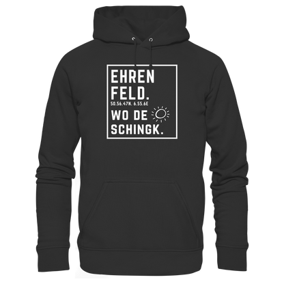 Wo de Sonn schingk - Ehrenfeld Druck - Basic Unisex Hoodie