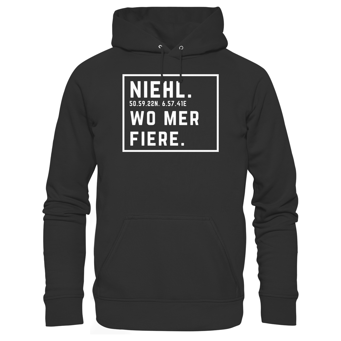 Niehl Fiere Druck - Basic Unisex Hoodie