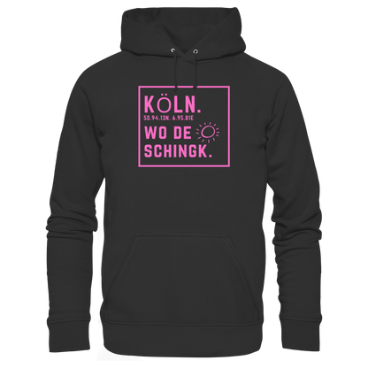 Wo de Sonn schingk - Köln Druck  - Basic Unisex Hoodie
