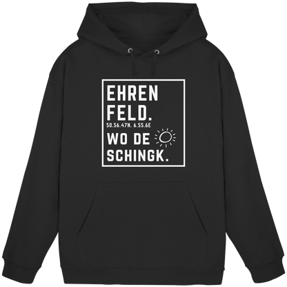 Wo de Sonn schingk - Ehrenfeld Druck - Basic Unisex Hoodie