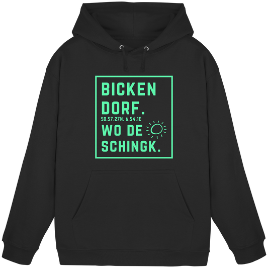 Wo de Sonn schingk - Bickendorf Druck - Basic Unisex Hoodie