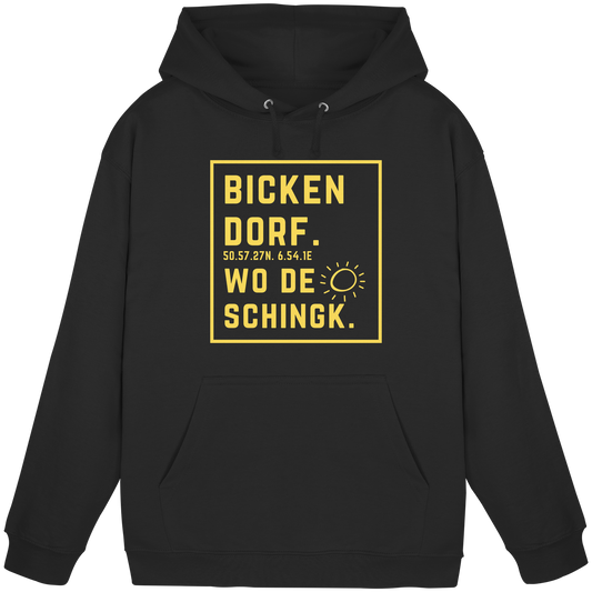 Wo de Sonn schingk - Bickendorf Druck - Basic Unisex Hoodie