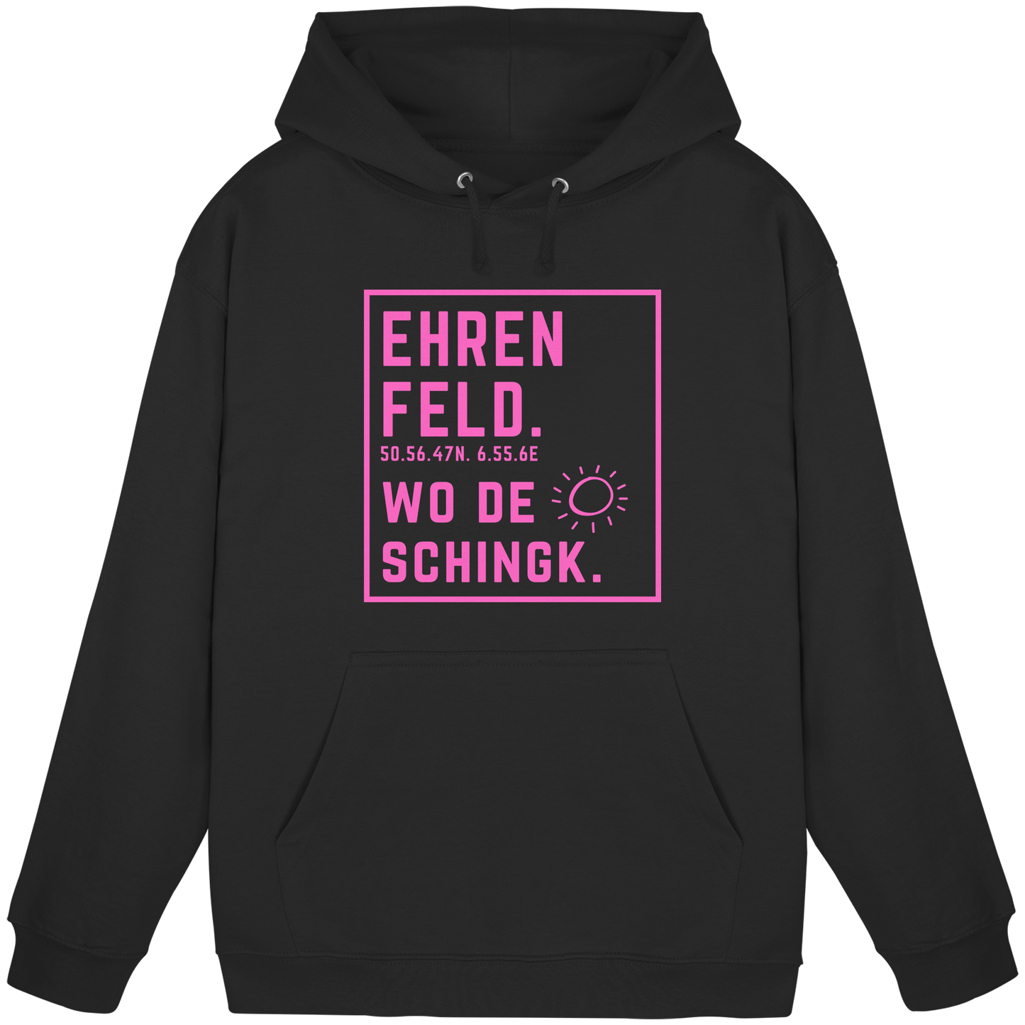 Wo de Sonn schingk - Ehrenfeld Druck   - Basic Unisex Hoodie