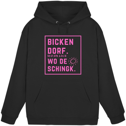 Wo de Sonn schingk - Bickendorf Druck  - Basic Unisex Hoodie
