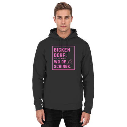 Wo de Sonn schingk - Bickendorf Druck  - Basic Unisex Hoodie