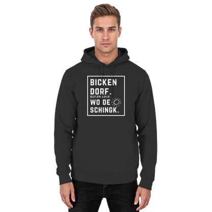 Wo de Sonn schingk - Bickendorf Druck - Basic Unisex Hoodie