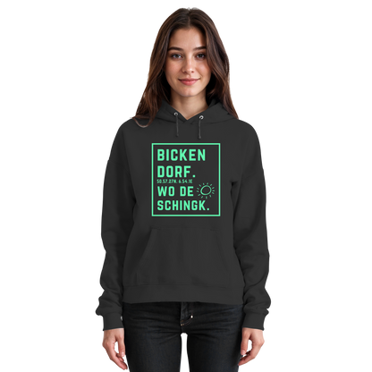 Wo de Sonn schingk - Bickendorf Druck - Basic Unisex Hoodie