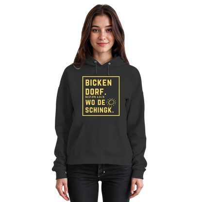 Wo de Sonn schingk - Bickendorf Druck - Basic Unisex Hoodie
