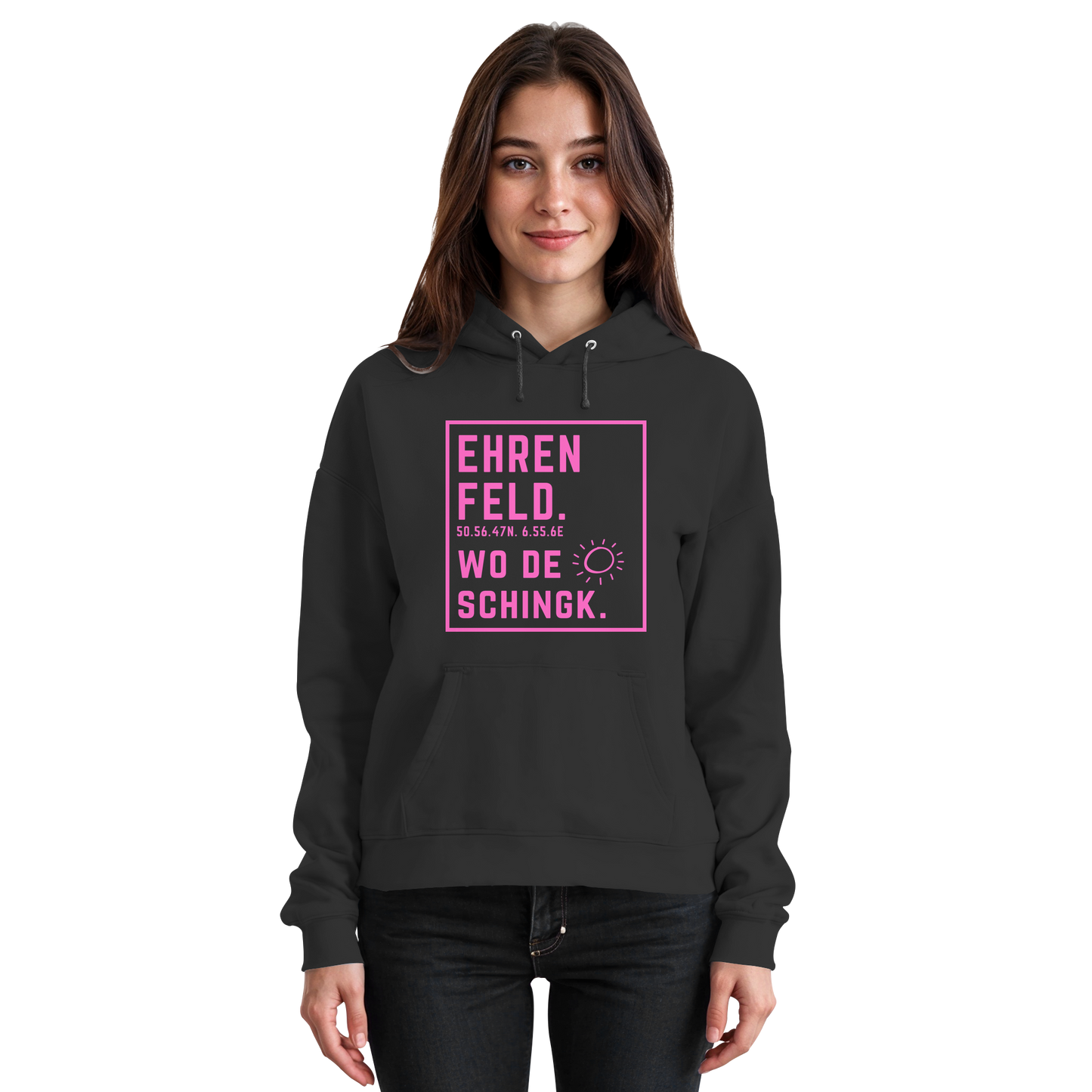 Wo de Sonn schingk - Ehrenfeld Druck   - Basic Unisex Hoodie