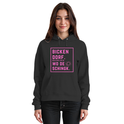 Wo de Sonn schingk - Bickendorf Druck  - Basic Unisex Hoodie
