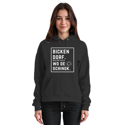 Wo de Sonn schingk - Bickendorf Druck - Basic Unisex Hoodie