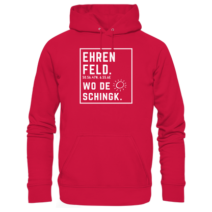 Wo de Sonn schingk - Ehrenfeld Druck - Basic Unisex Hoodie