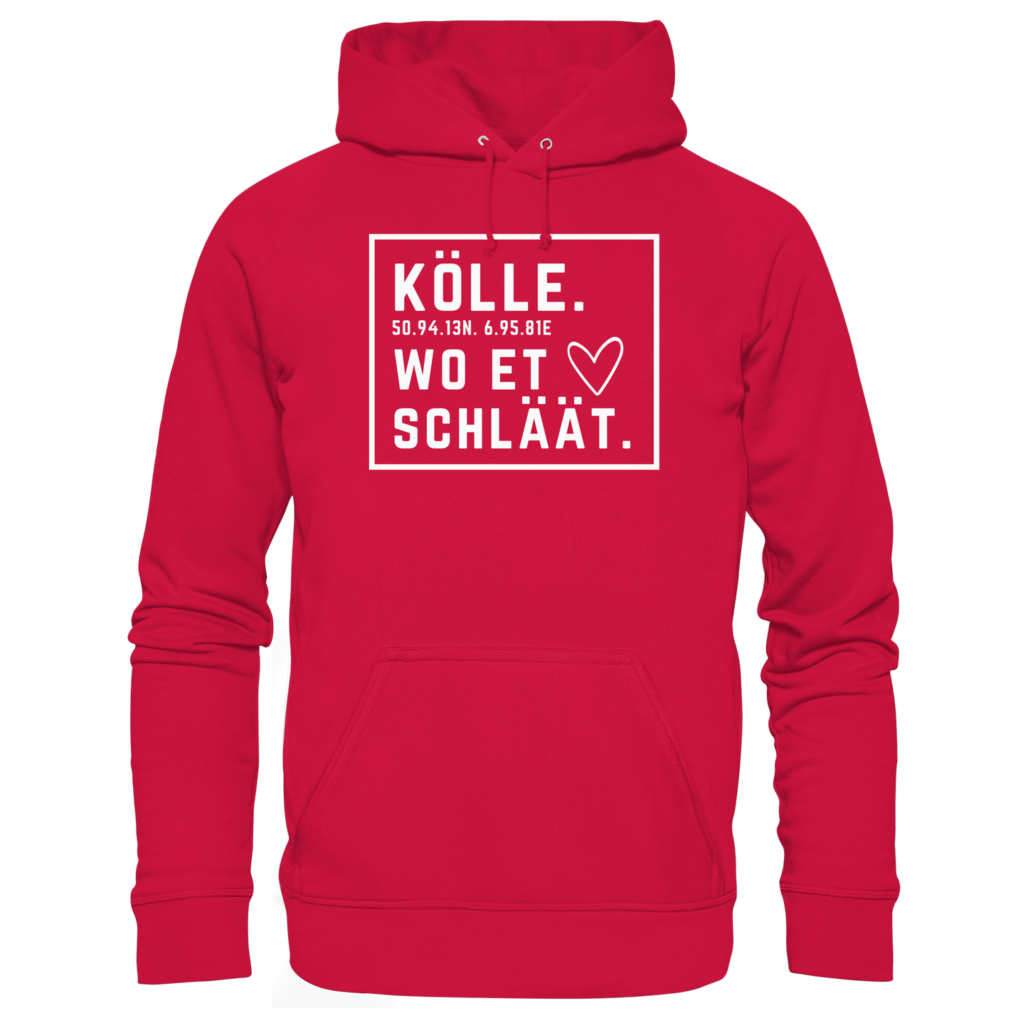 Kölle Hätz Druck - Basic Unisex Hoodie