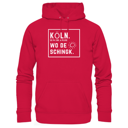 Wo de Sonn schingk - Köln Druck - Basic Unisex Hoodie