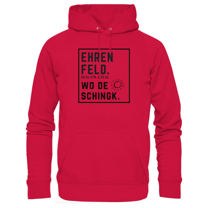 Wo de Sonn schingk - Ehrenfeld Druck  - Basic Unisex Hoodie