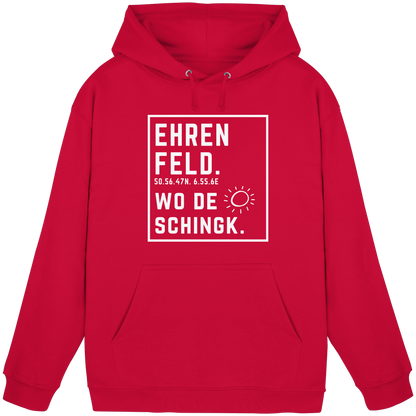 Wo de Sonn schingk - Ehrenfeld Druck - Basic Unisex Hoodie